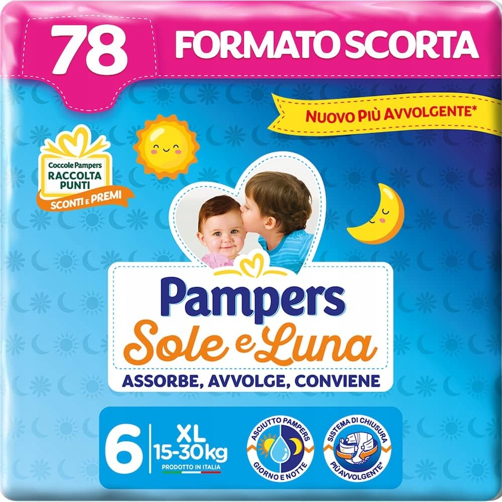 pieluchy pampers noc