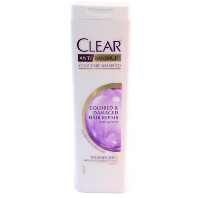 clear clear damaged & coloured hair szampon przeciwłupieżowy 400 ml