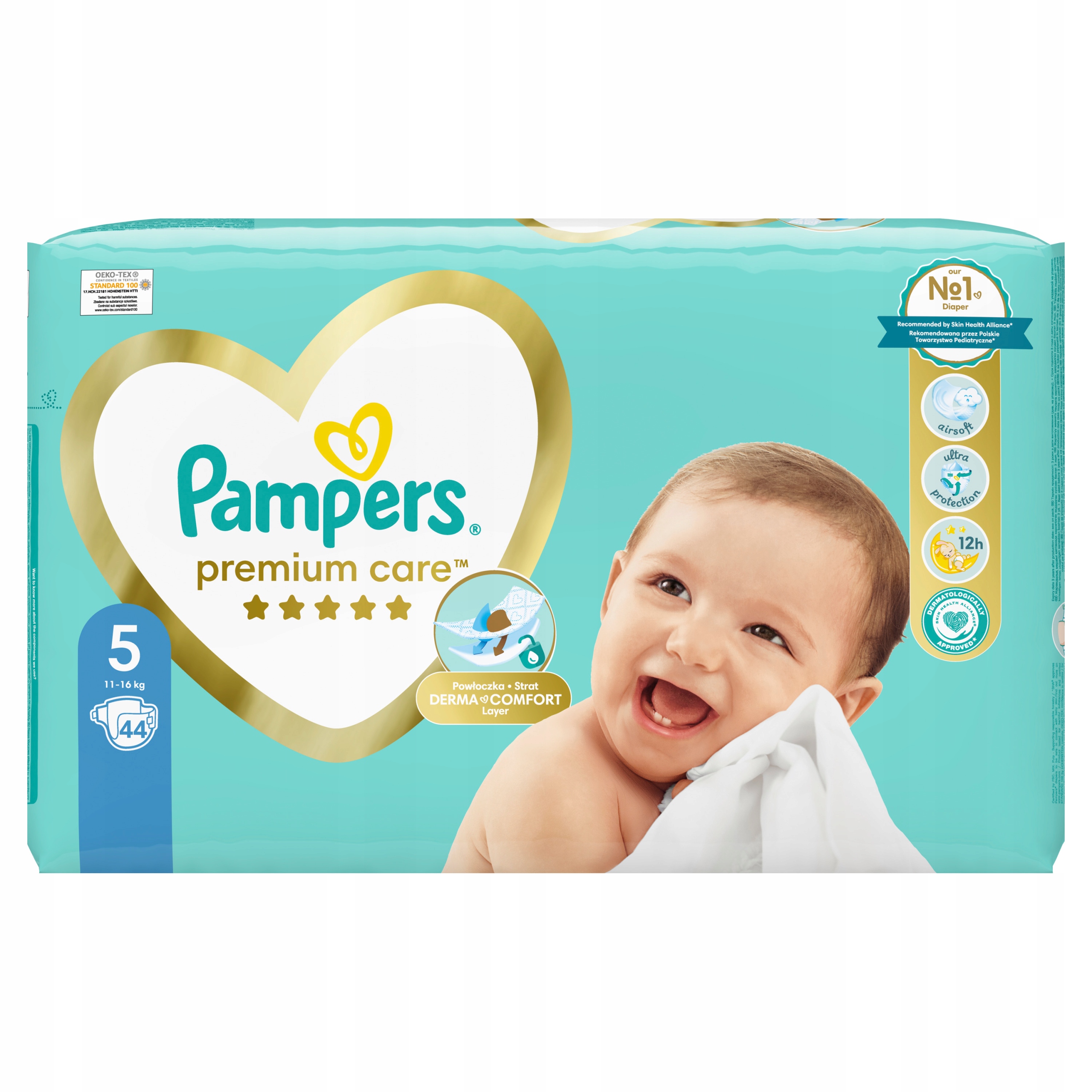 pampers pieluchy premium care 3 junior 136 sztuk