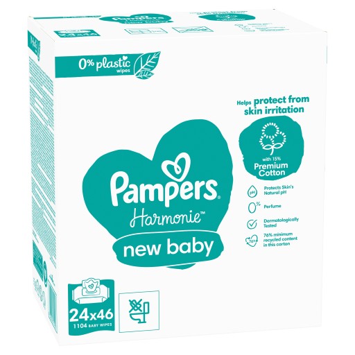 chusteczki nawilżane pampers newborn