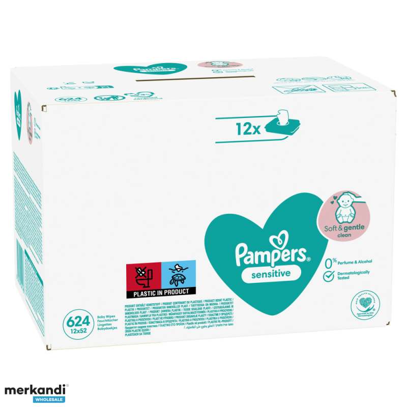 pampers sensitive 12x52 apteka gemini