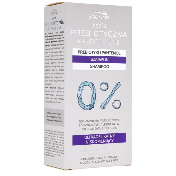 joanna prebiotic line szampon do włosów ultradelikatny i niskopieniący