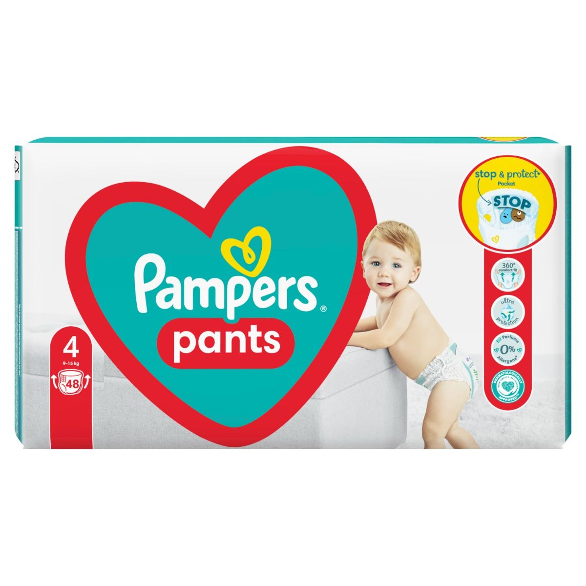 pampers pants 4 52szt