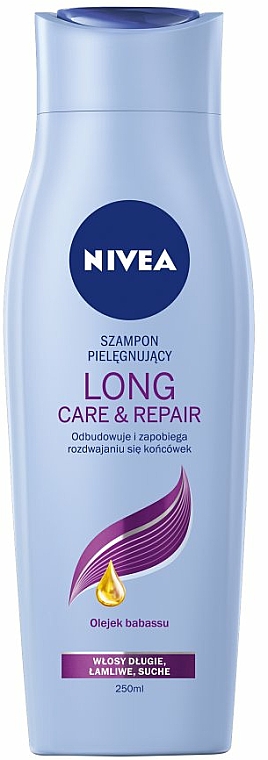 nivea long repair szampon opinie