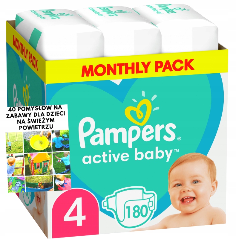 pampers pieluszki zapas 4 174 sztuk