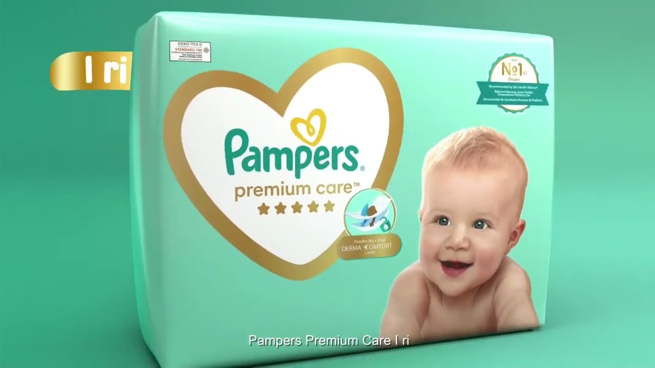 reklama pampers premium care