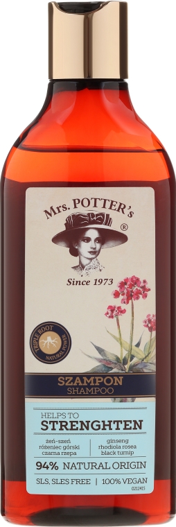 mrs potters triple grain szampon do włosów zniszczonych regenerate 390ml