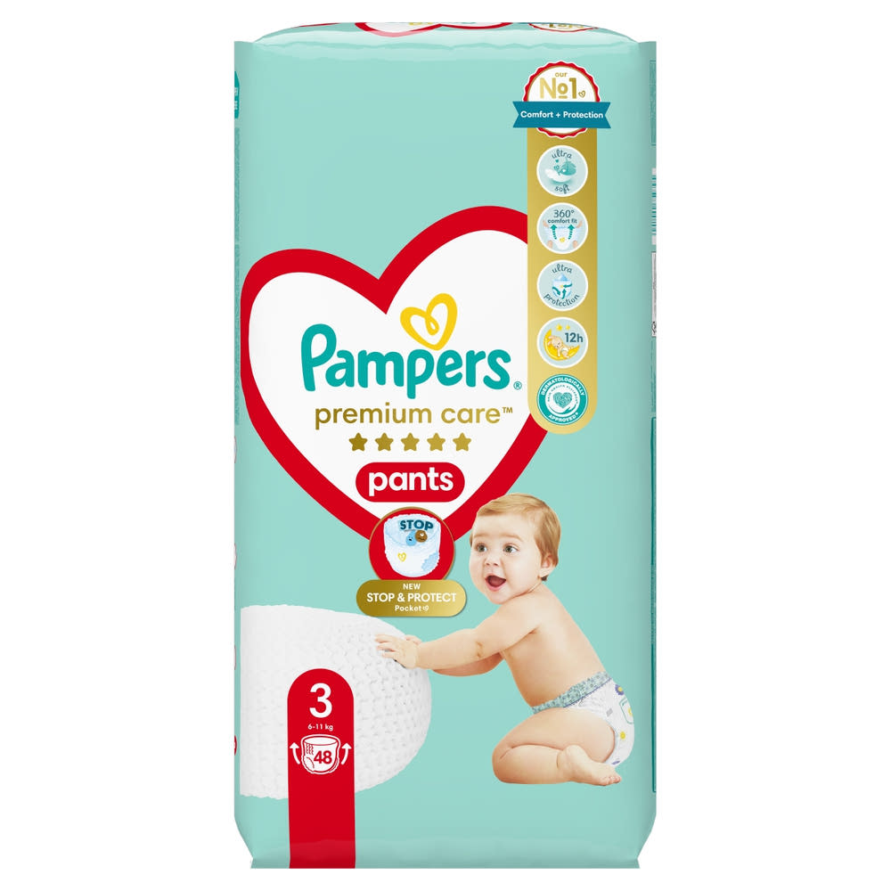 pampers premium care 3 pants