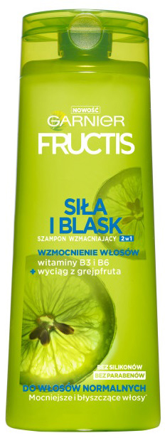 szampon garnier fructis 2w1 siła i blask 400 ml