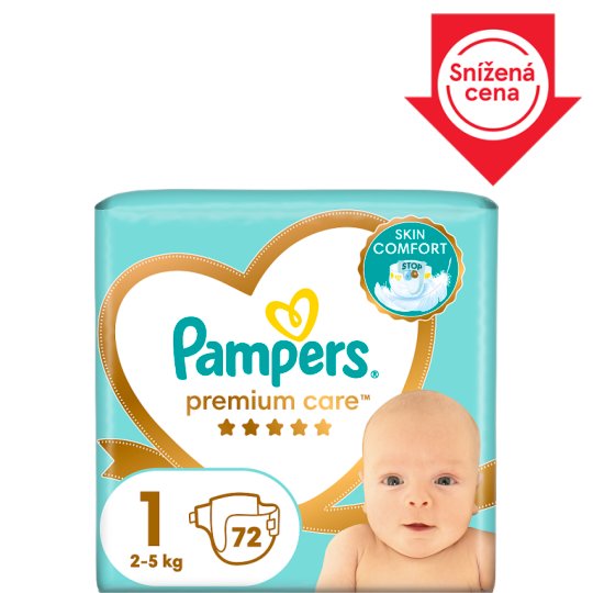 tesco pampers premium care rozmiar 1