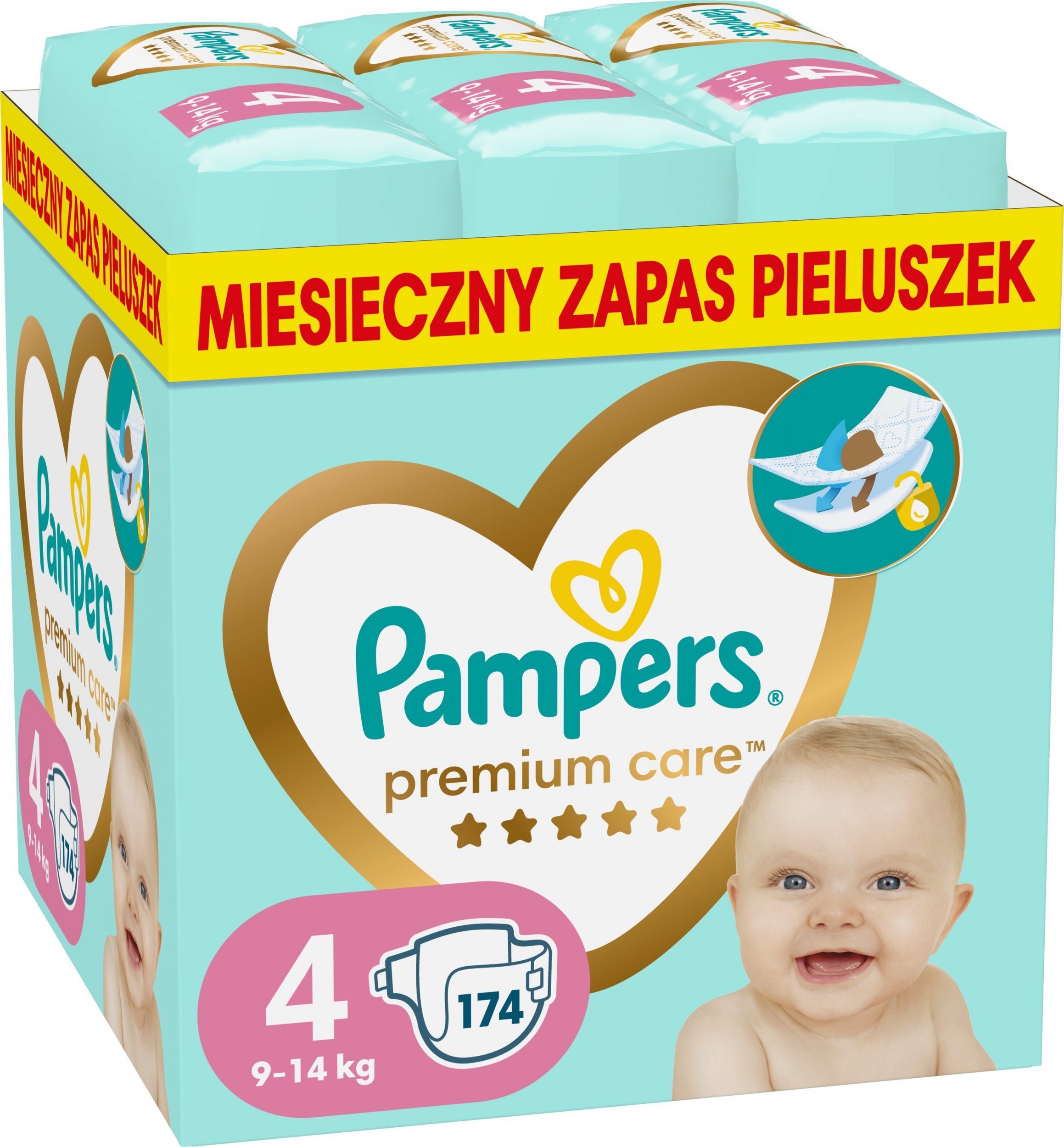 tanie pampersy pampers 4