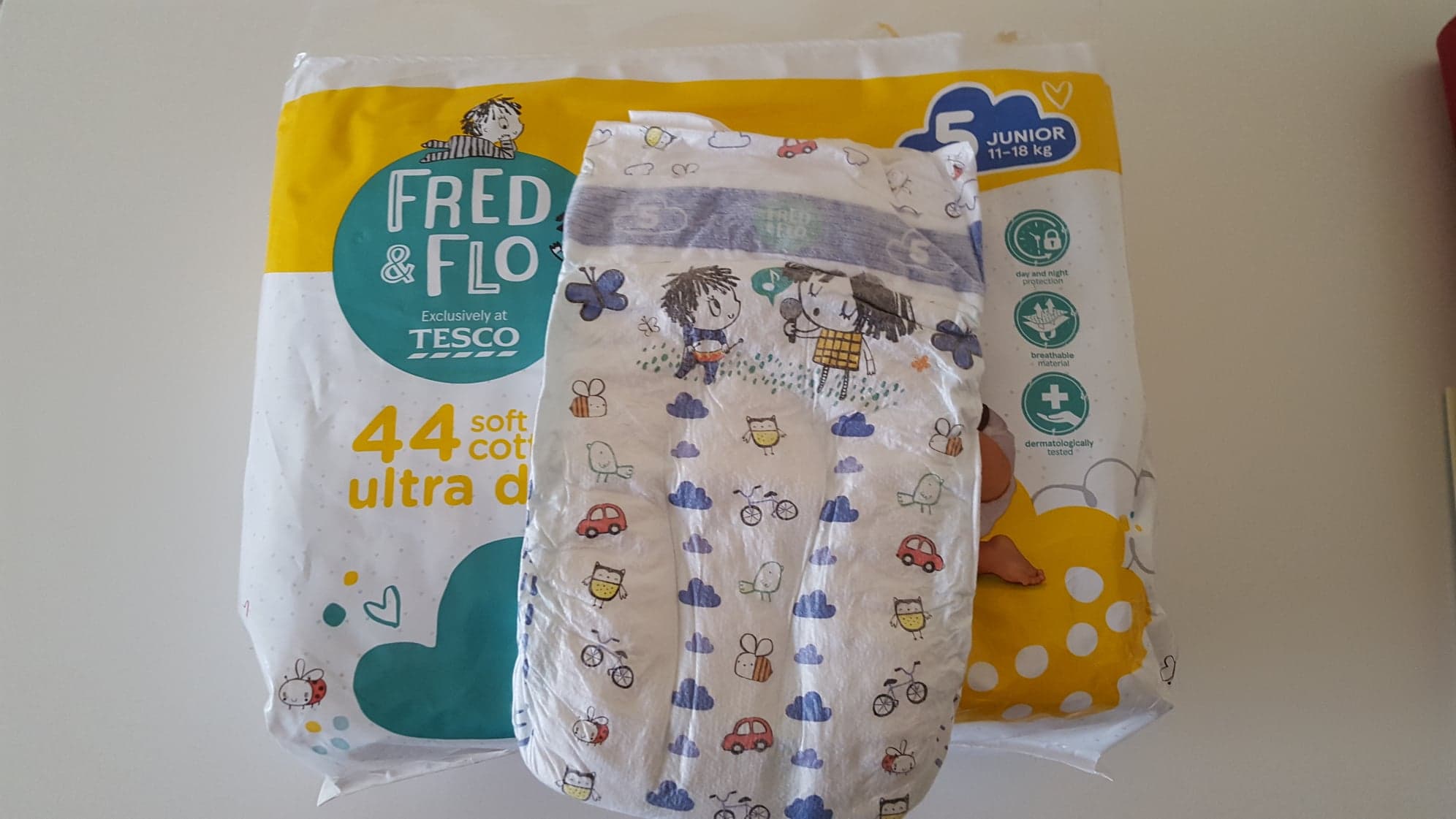 nowe pieluchy tesco fred&flo pieluchomajtki