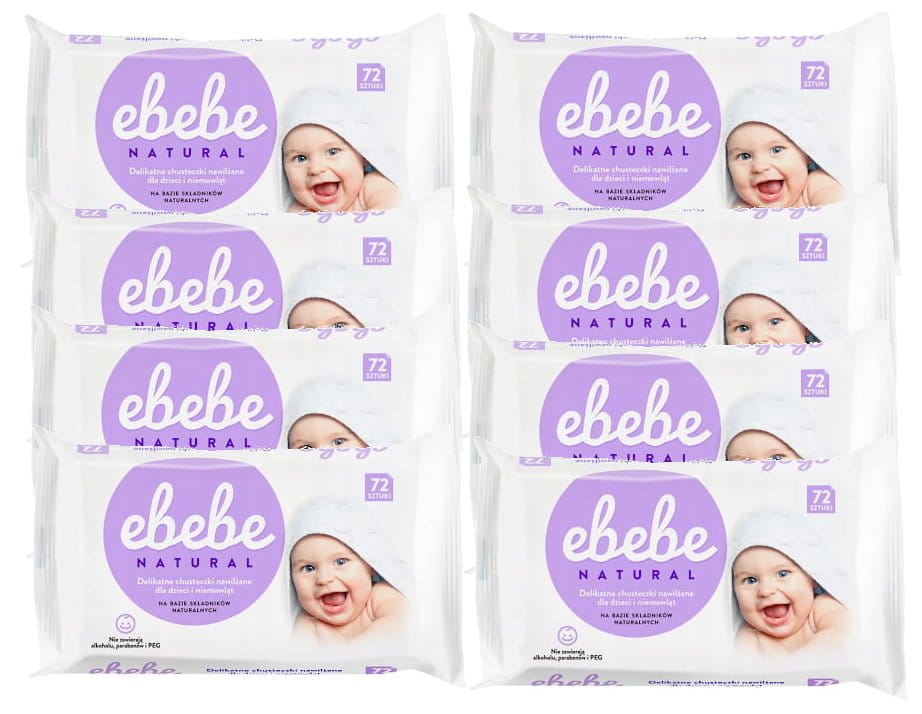 ebebe natural chusteczki nawilżane wodą sklad