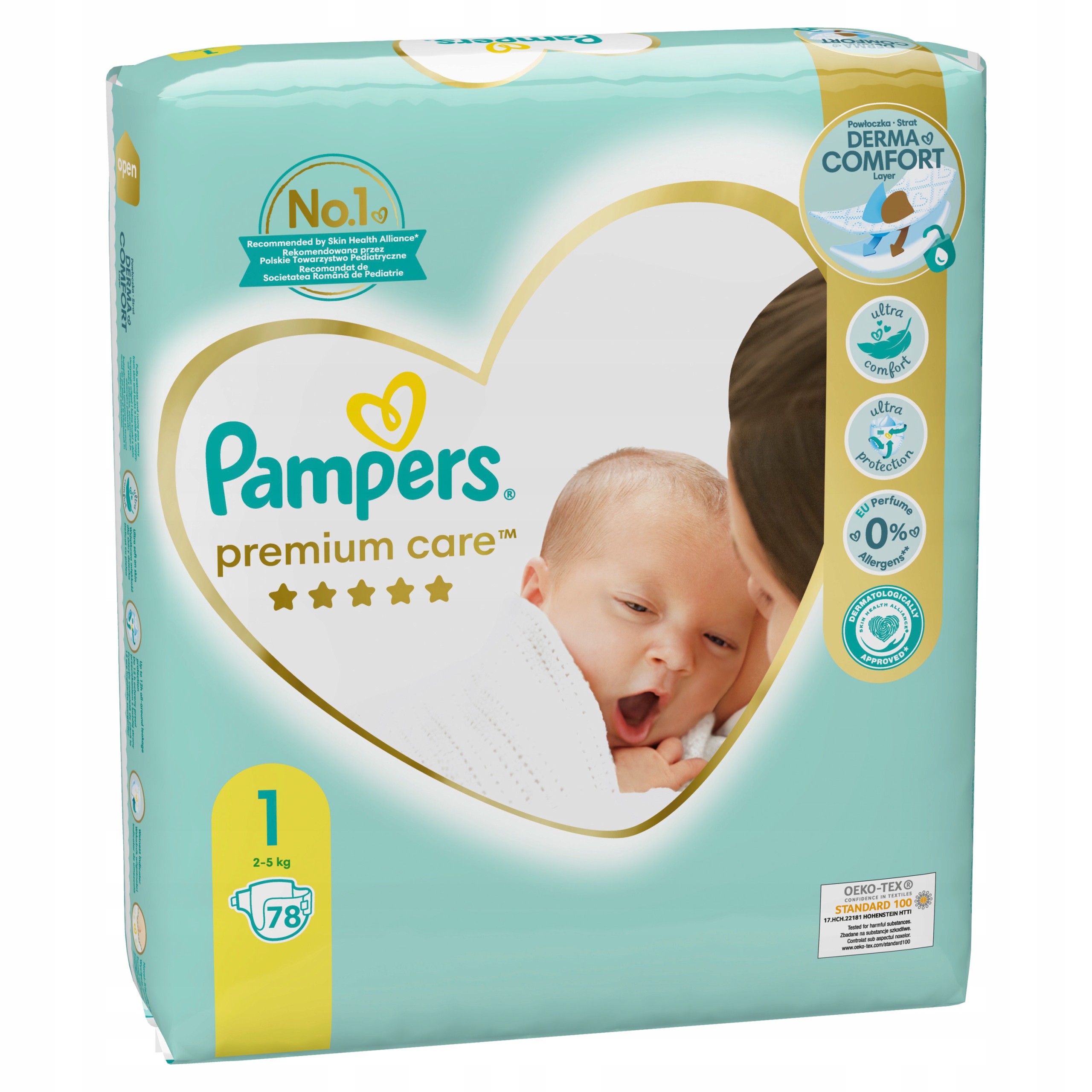 pampers premium care 1 różnice