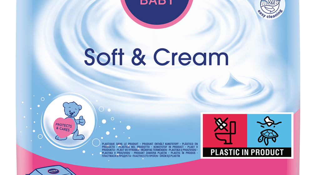 nivea baby chusteczki nawilżane soft & crem 6x63