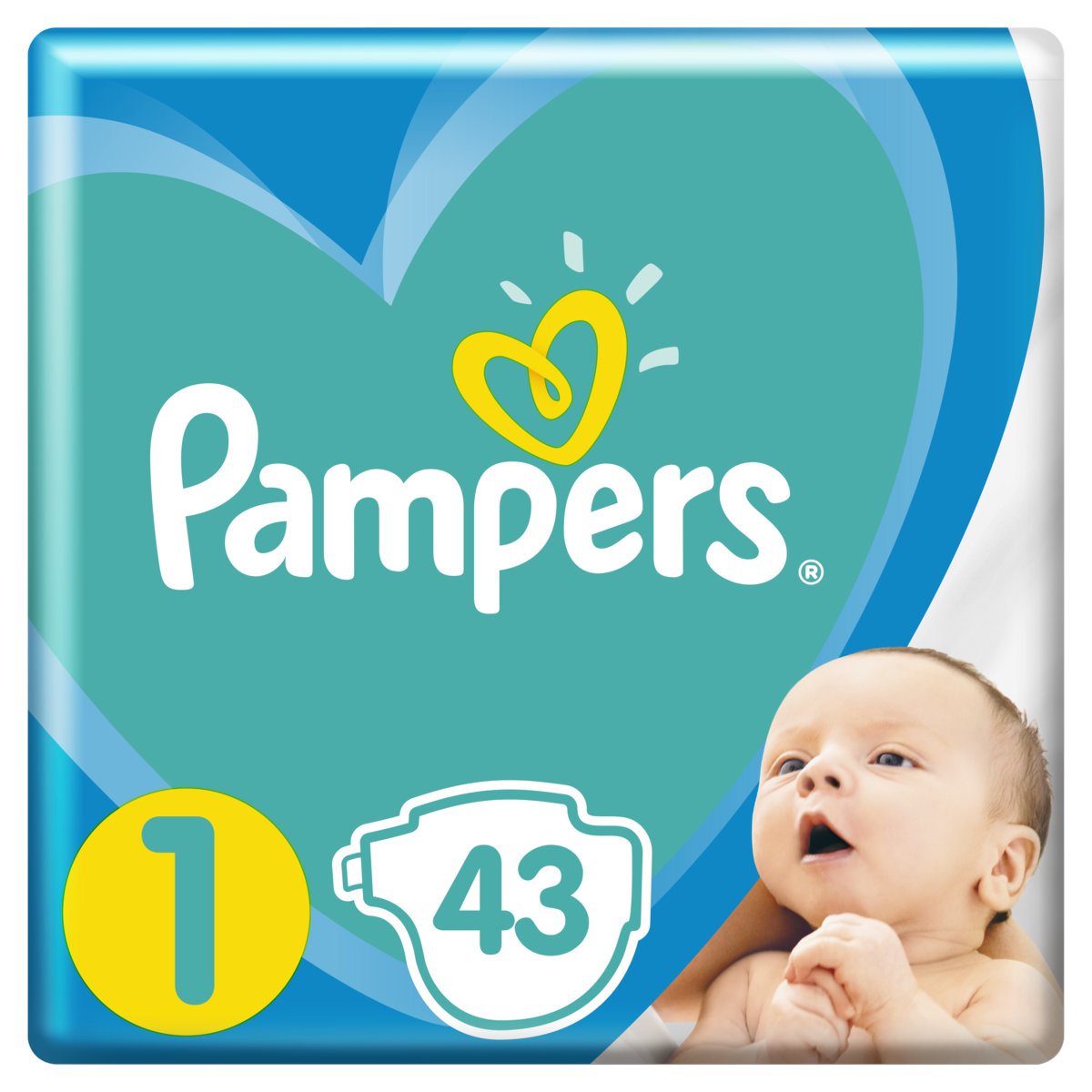 pampers new baby pieluchy 1 newborn 43 szt pieluszek