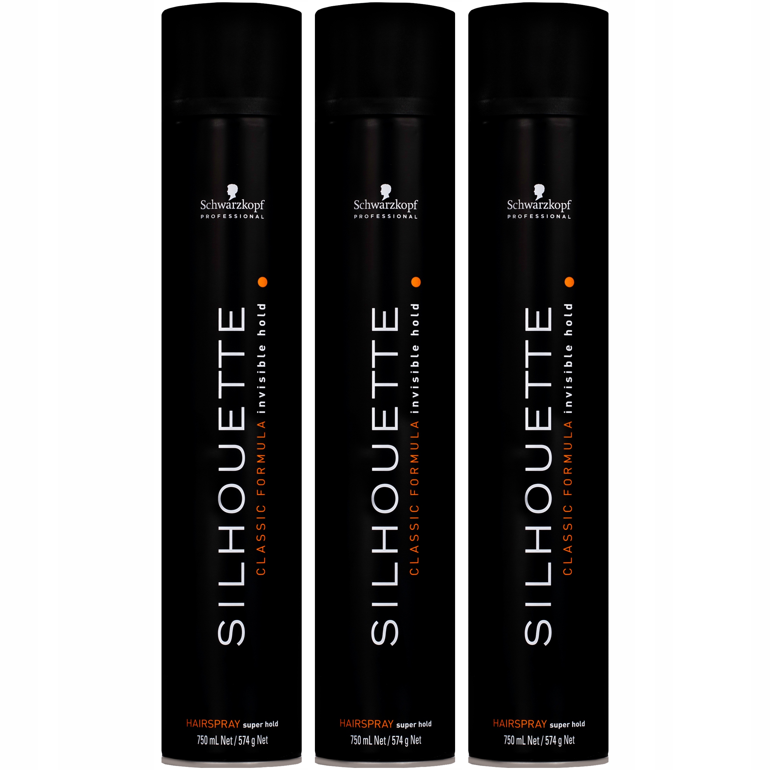 schwarzkopf silhouette lakier do włosów 750 ml biała