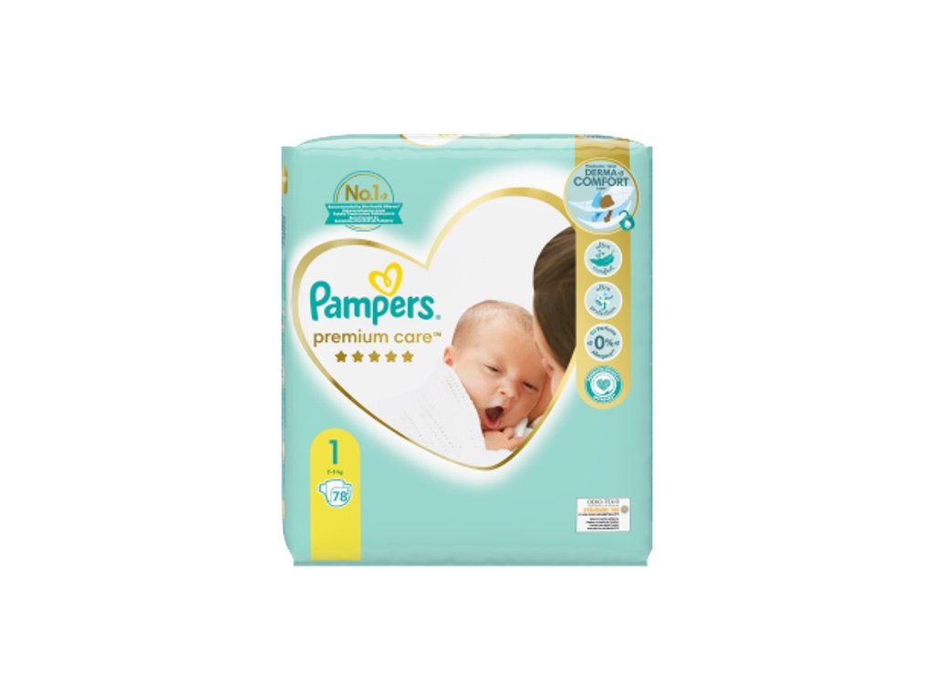 pampers premium care 1 78 ks