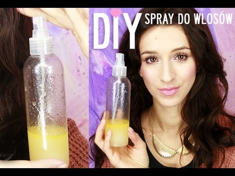 odżywka do włosów spray diy blog