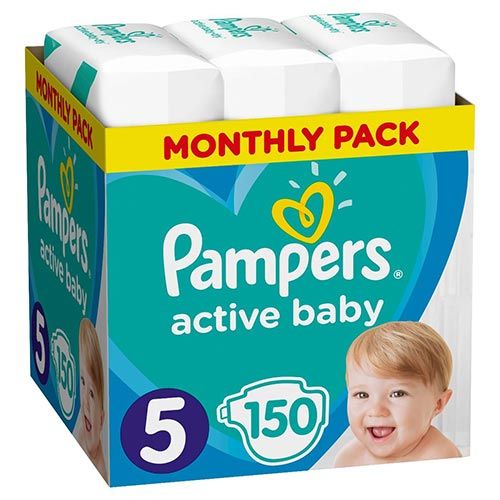 pampers baby active 5 150