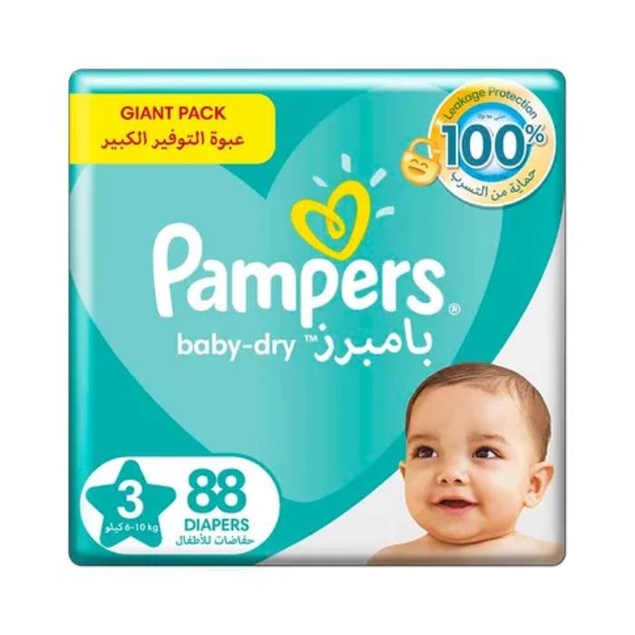 pampers gigant pack 108 szt roz 3