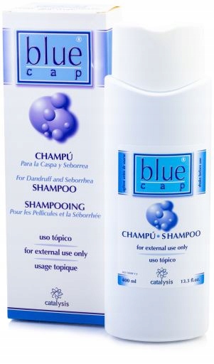 niebieski szampon na łuszczycę