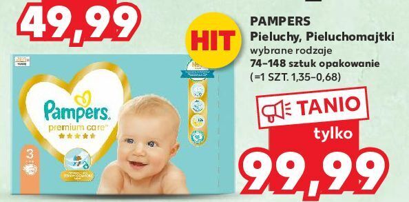 pieluchy baby classic 3 kaufland 56 szt