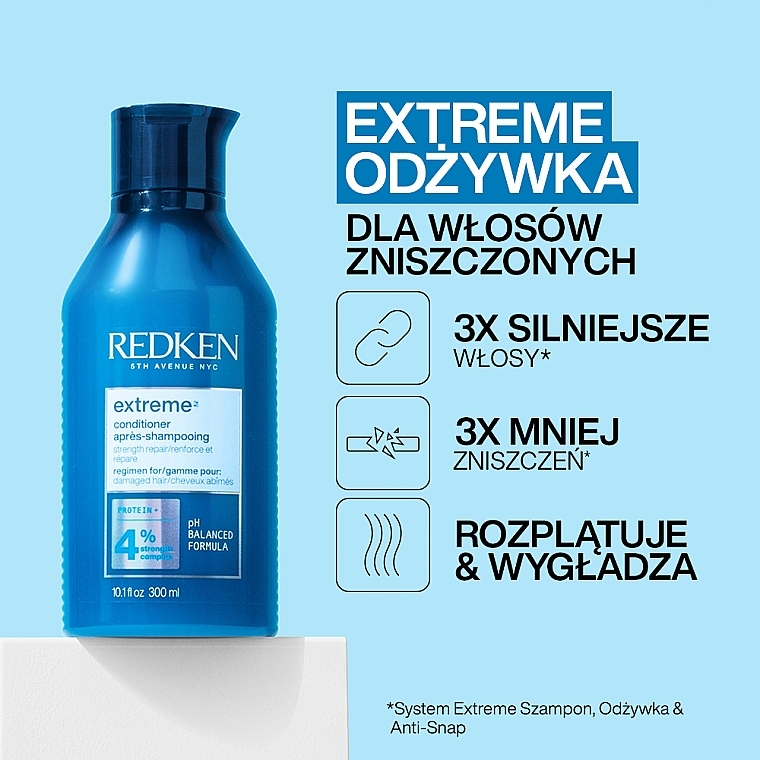 odżywka regenerujący do włosów zniszczonych extreme 1 l