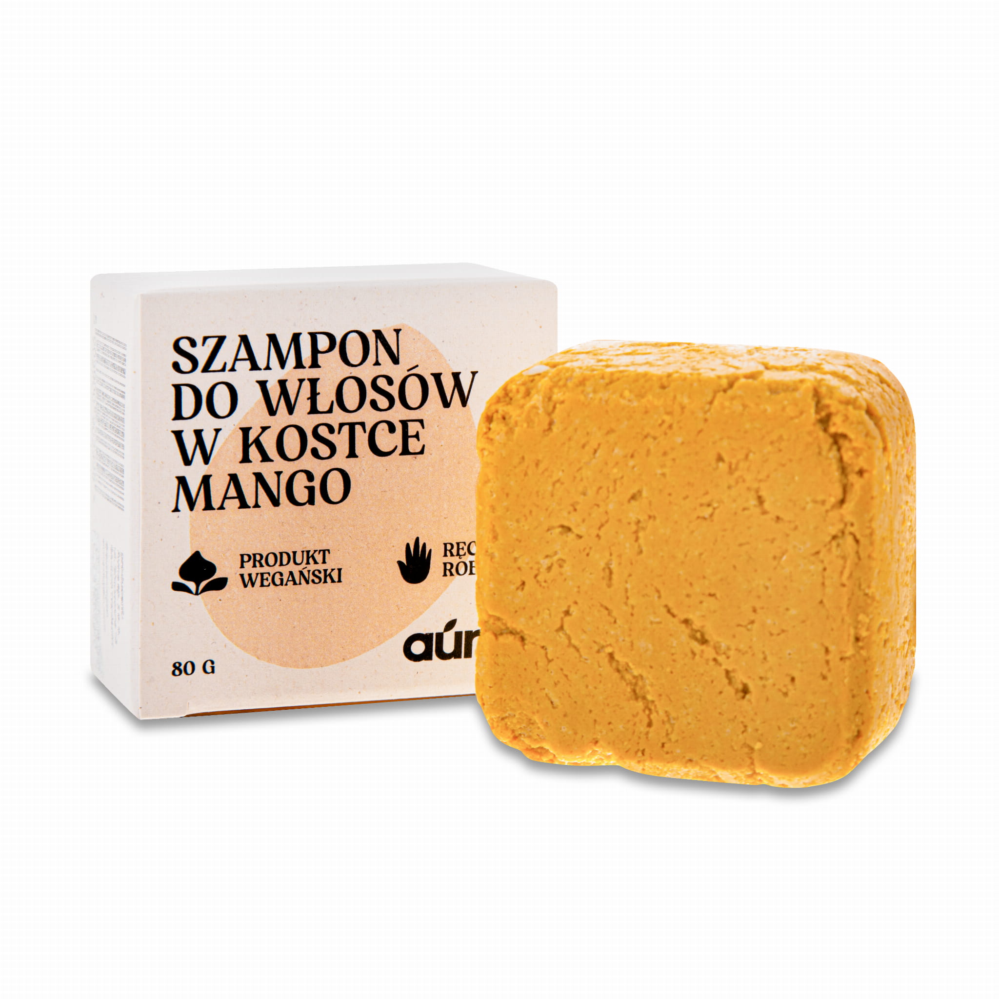 tradycyjne mydło szampon w kostce mango