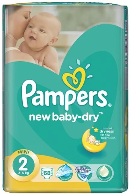 nowe pieluchy pampers