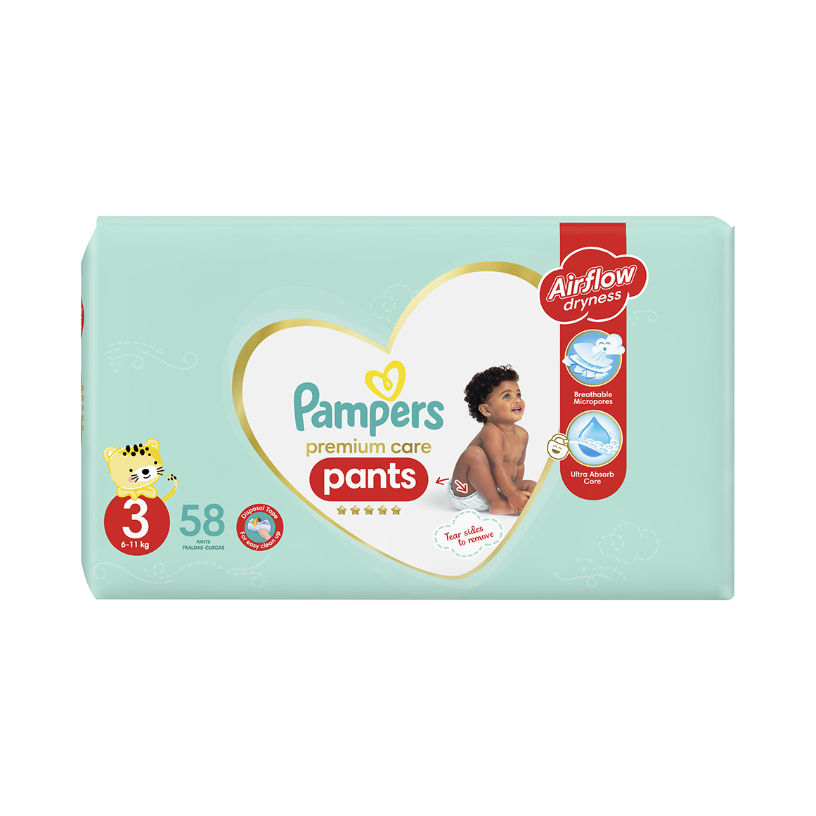 pampers premium care pants 3 mini