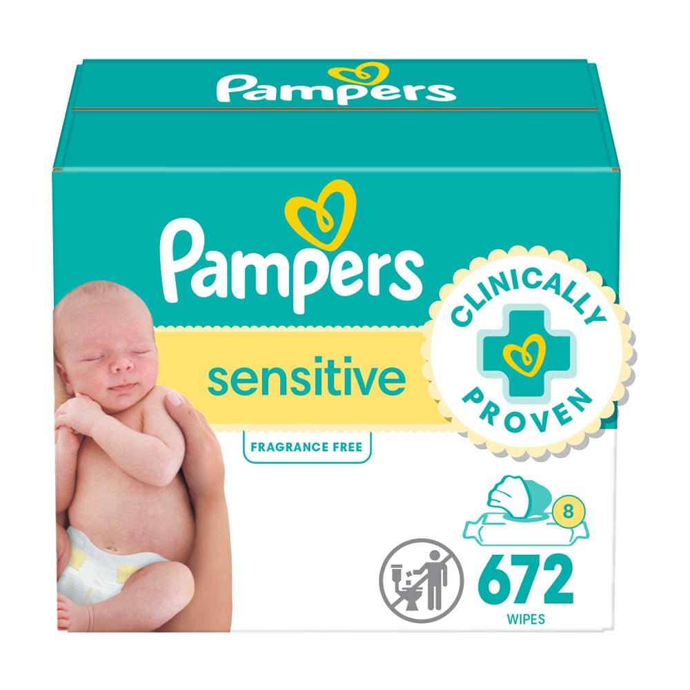 pampers sensitive 12