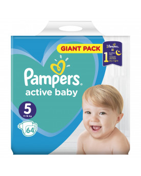 pampers active baby pieluchy 5