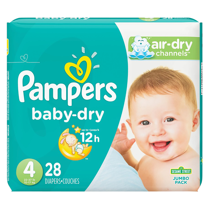 pampers new baby-dry 228sztuk