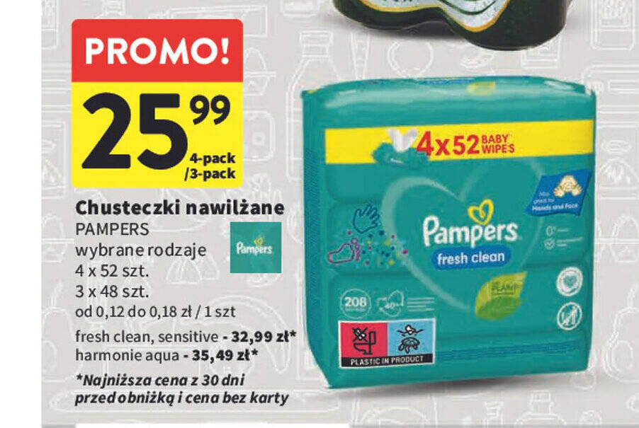 polomarket gazetka husteczki pampers