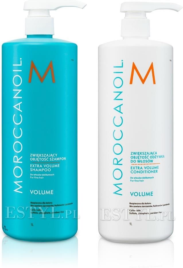 moroccan extra volume szampon i odzywka opinie