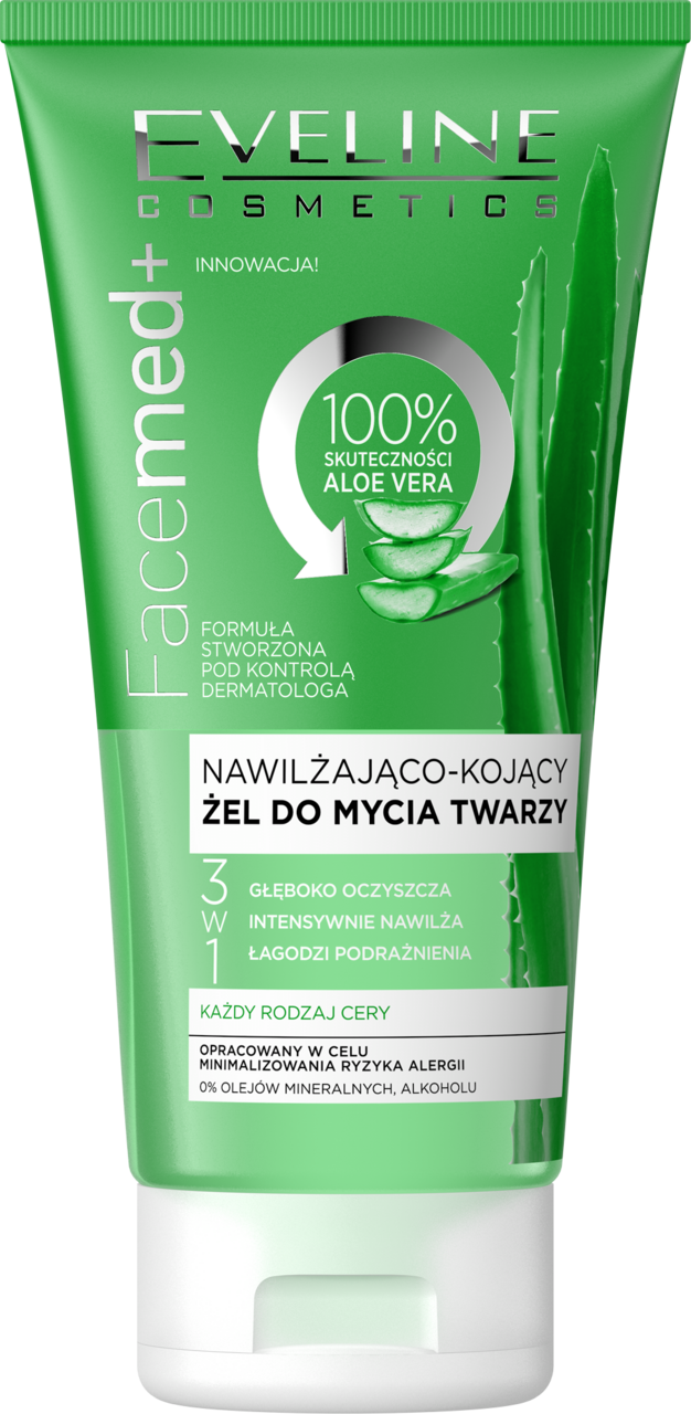 eveline z aloes płyn do mycia twarzy