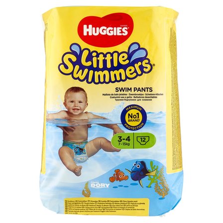 majteczki do pływania huggies little swimmers rozmiar 3-4