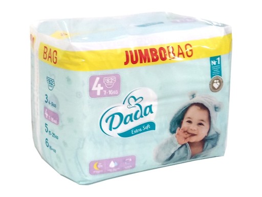 pieluchy dada rozm 4 extra soft 52 szt rozmija