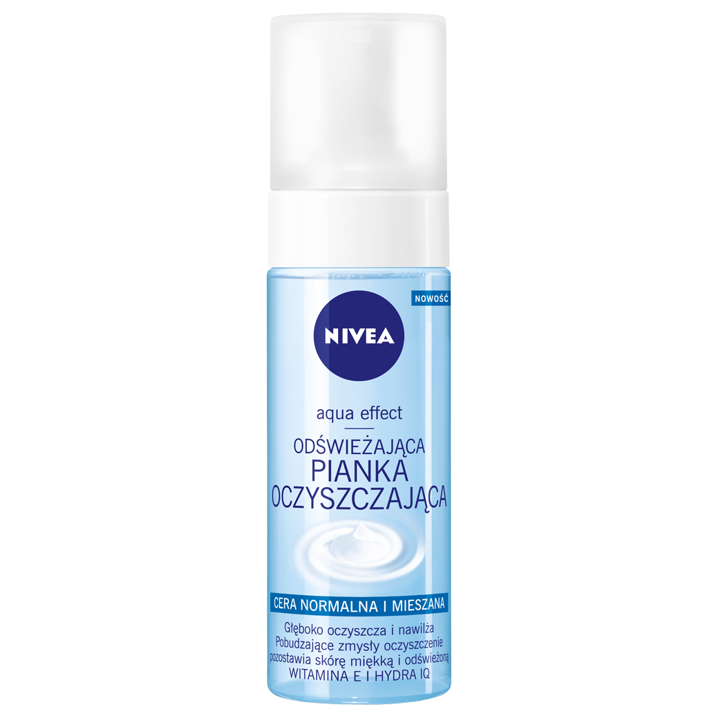 nivea aqua effect pianka do mycia twarzy