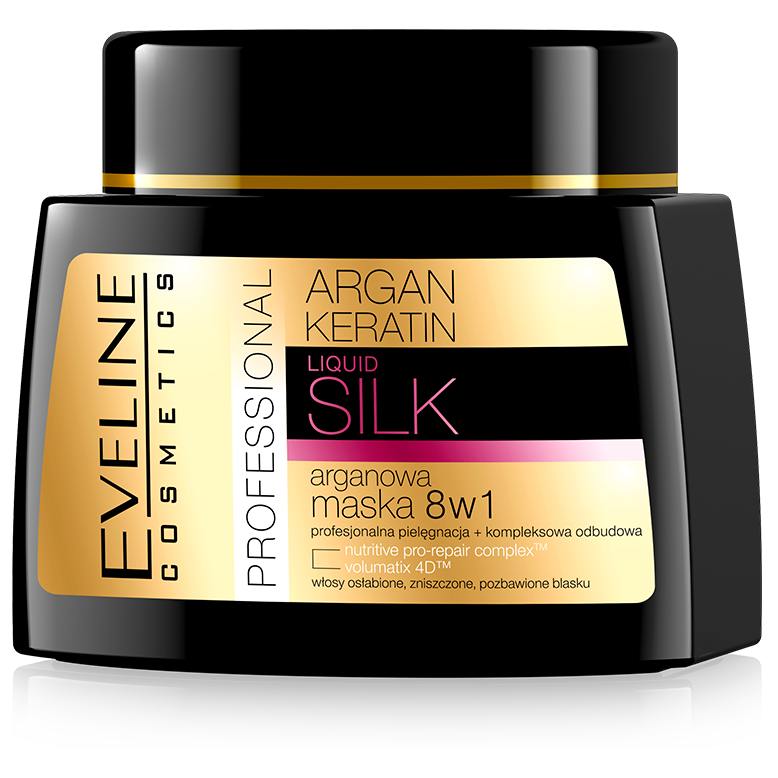 eveline argan keratin liquid&silk olejek do włosów odżywczy