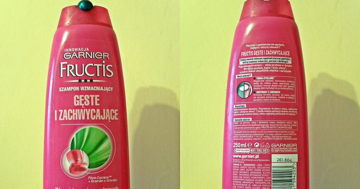 garnier fructis gęste i zachwycające odżywka wzmacniająca do włosów