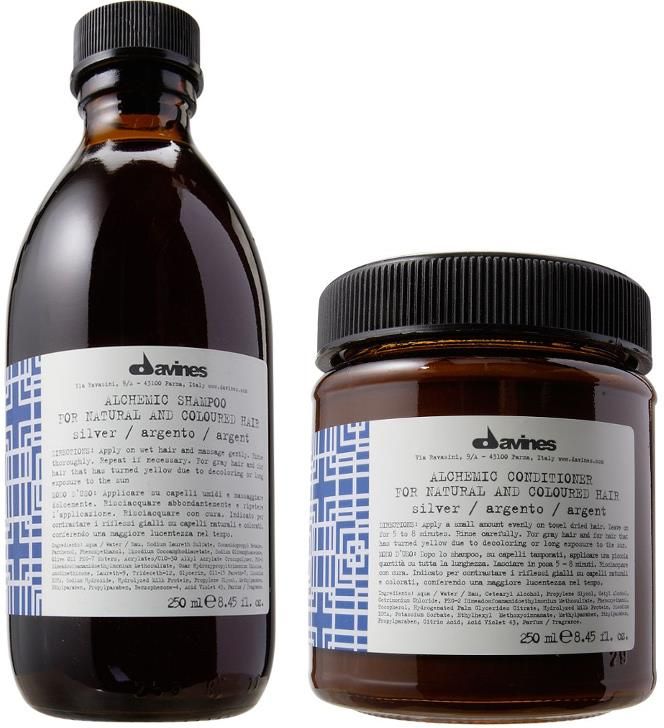 davines alchemic silver szampon do blond i siwych