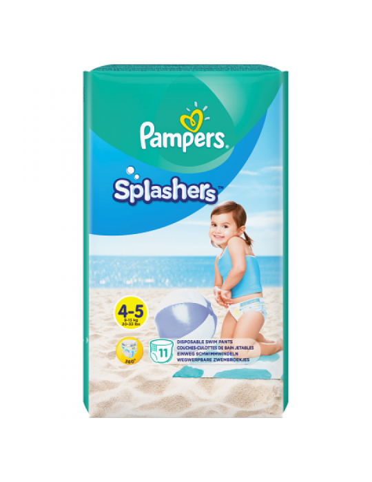 pampers splashers 4-5 rozmiar