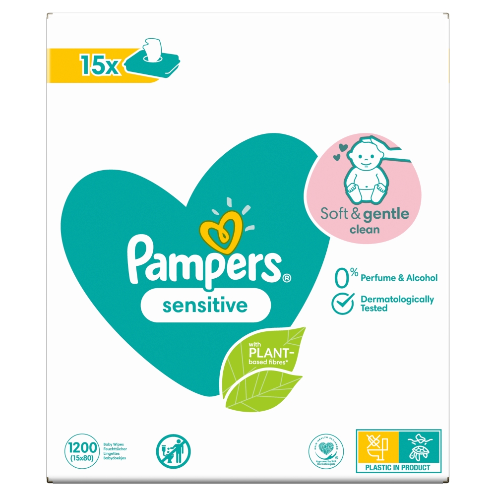 chusteczki pampers sensitive wizaz