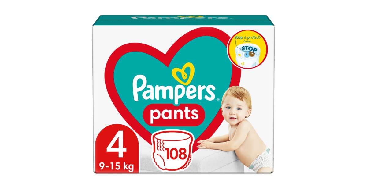 mega packs pampers pants 4