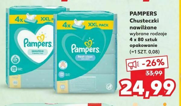 husteczki pampers promocje