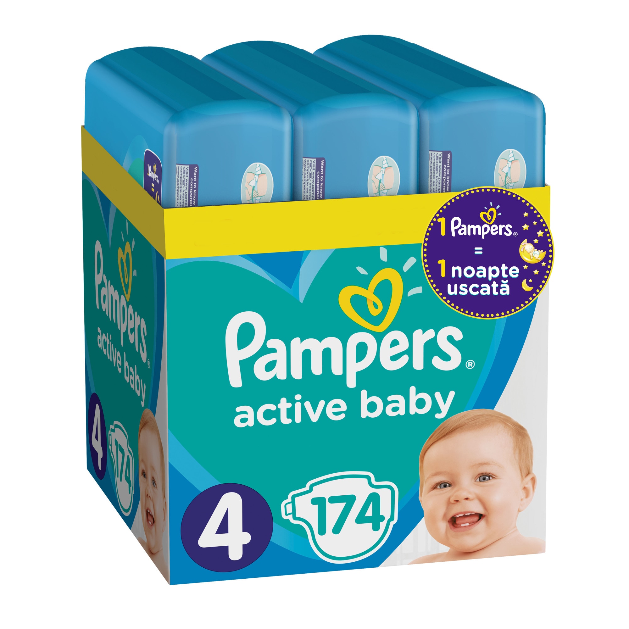 pampers active 4 emag