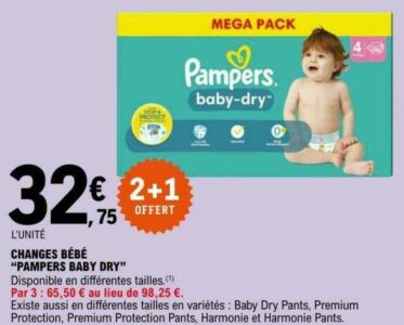 leclerc pampers