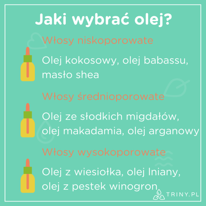 jak dobrać olejek do włosów